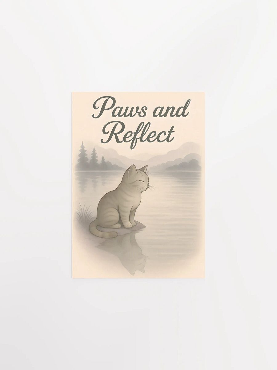 Reflect Cute Cat Motivational Poster product image (1)