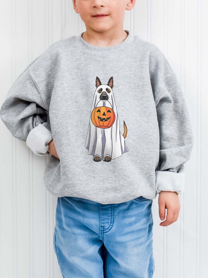 Halloween Belgian Malinois Youth Sweatshirt product image (1)
