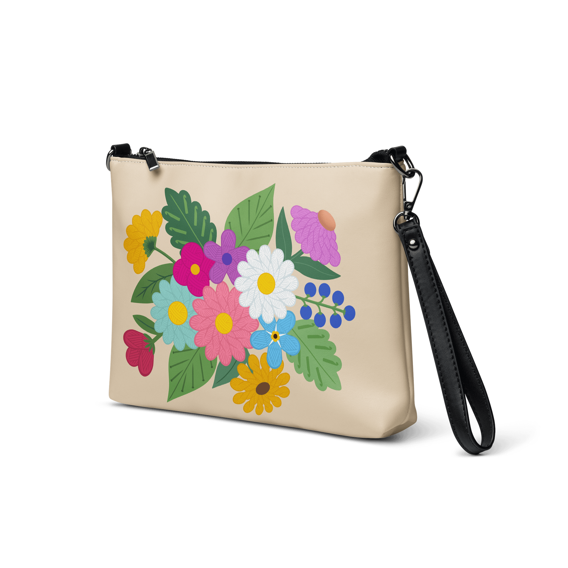 Floral Yarn Crossbody Purse product image (2)