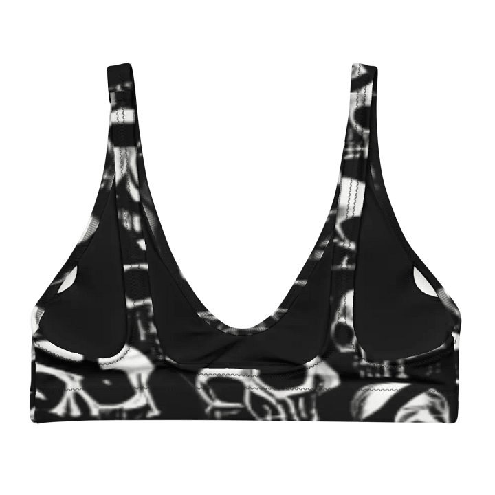 Skull Cluster Recycled Bikini Top product image (2)