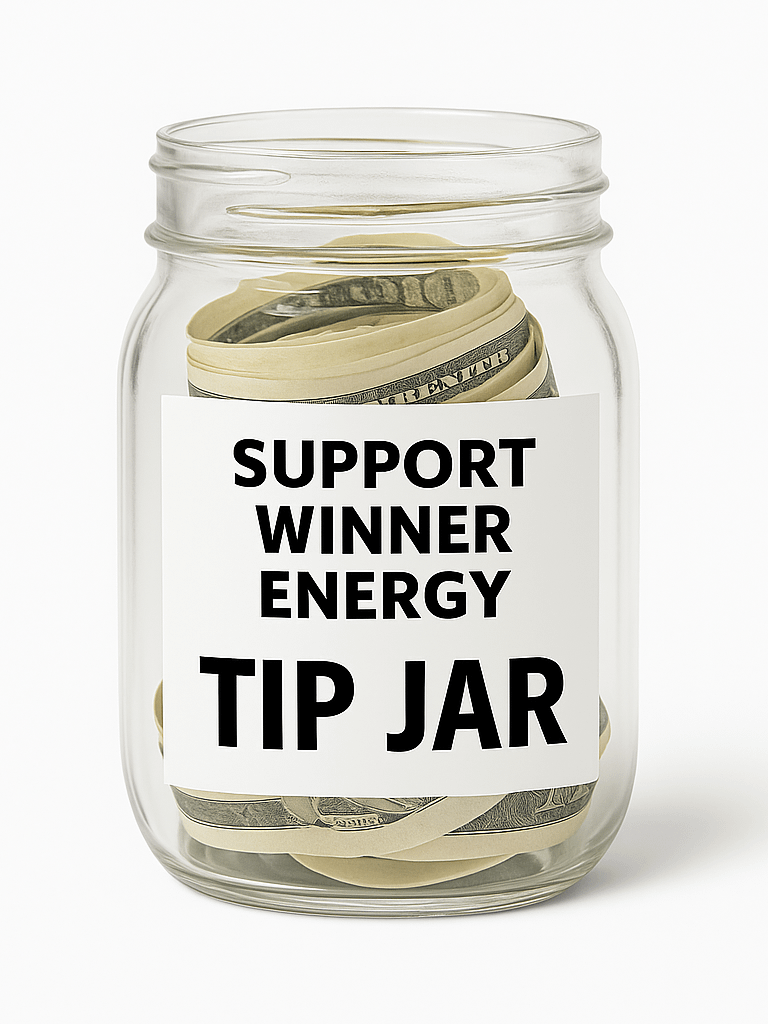 Support Winner Energy — Tip Jar product image (1)
