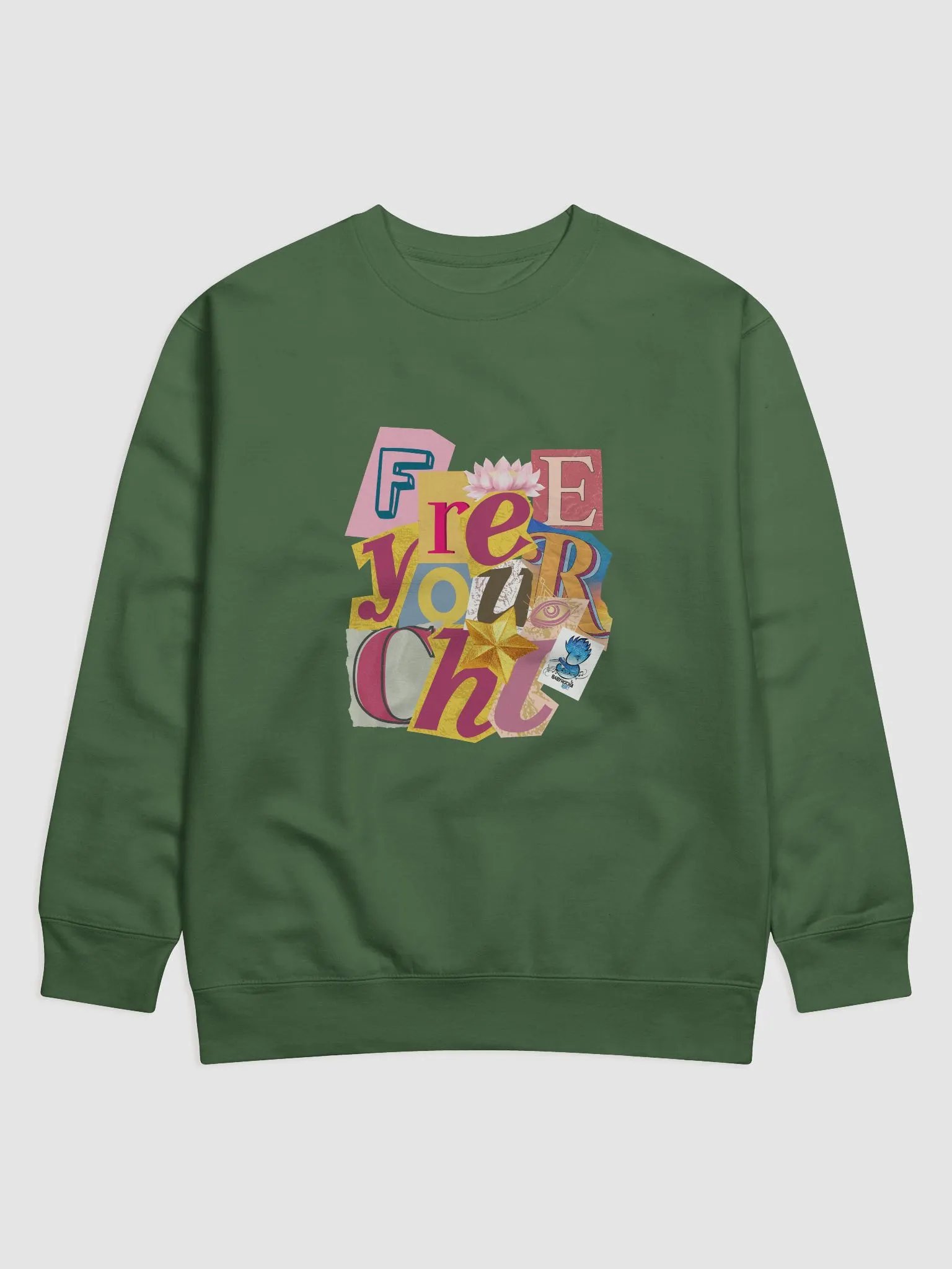 Free Your Chi Mixed-Media Sweatshirt product image (1)