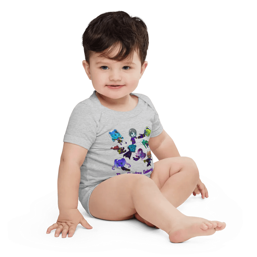 The Shadow Galaxy (Floating Shadow Bears) - Baby short-sleeved one piece product image (3)