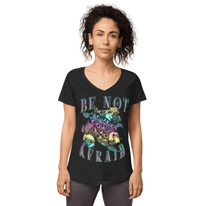 Holy Carp: B&C Women's Fitted V-neck T-Shirt product image (1)