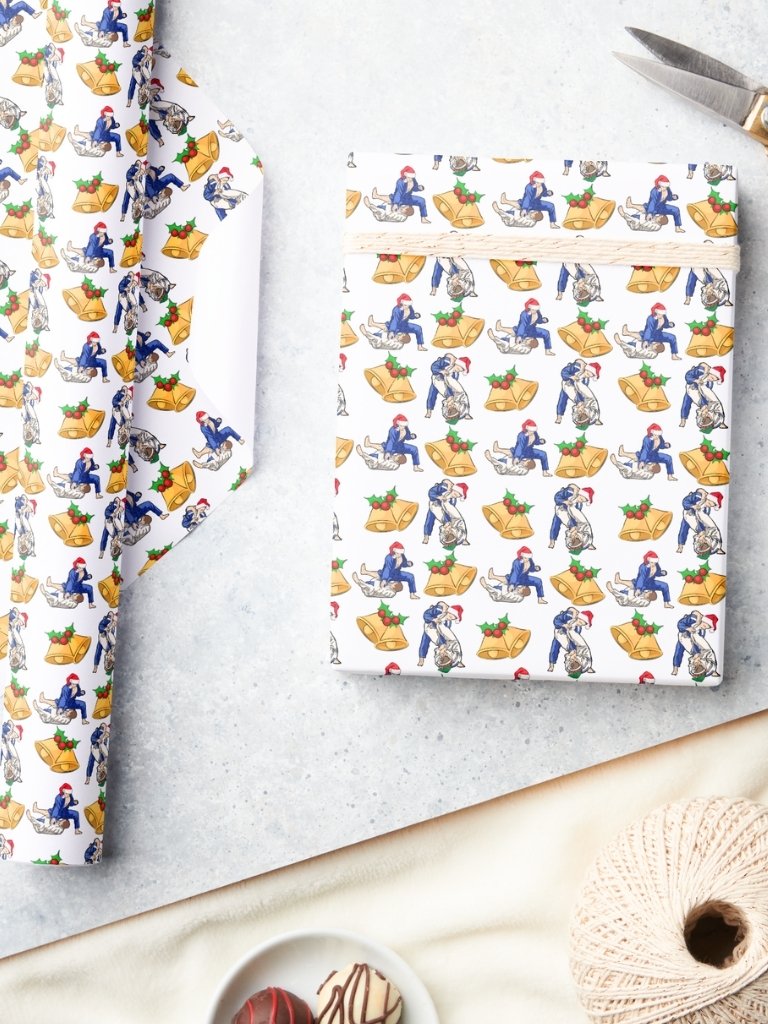 Jiu Jitsu Christmas Gift Wrapping Paper product image (3)