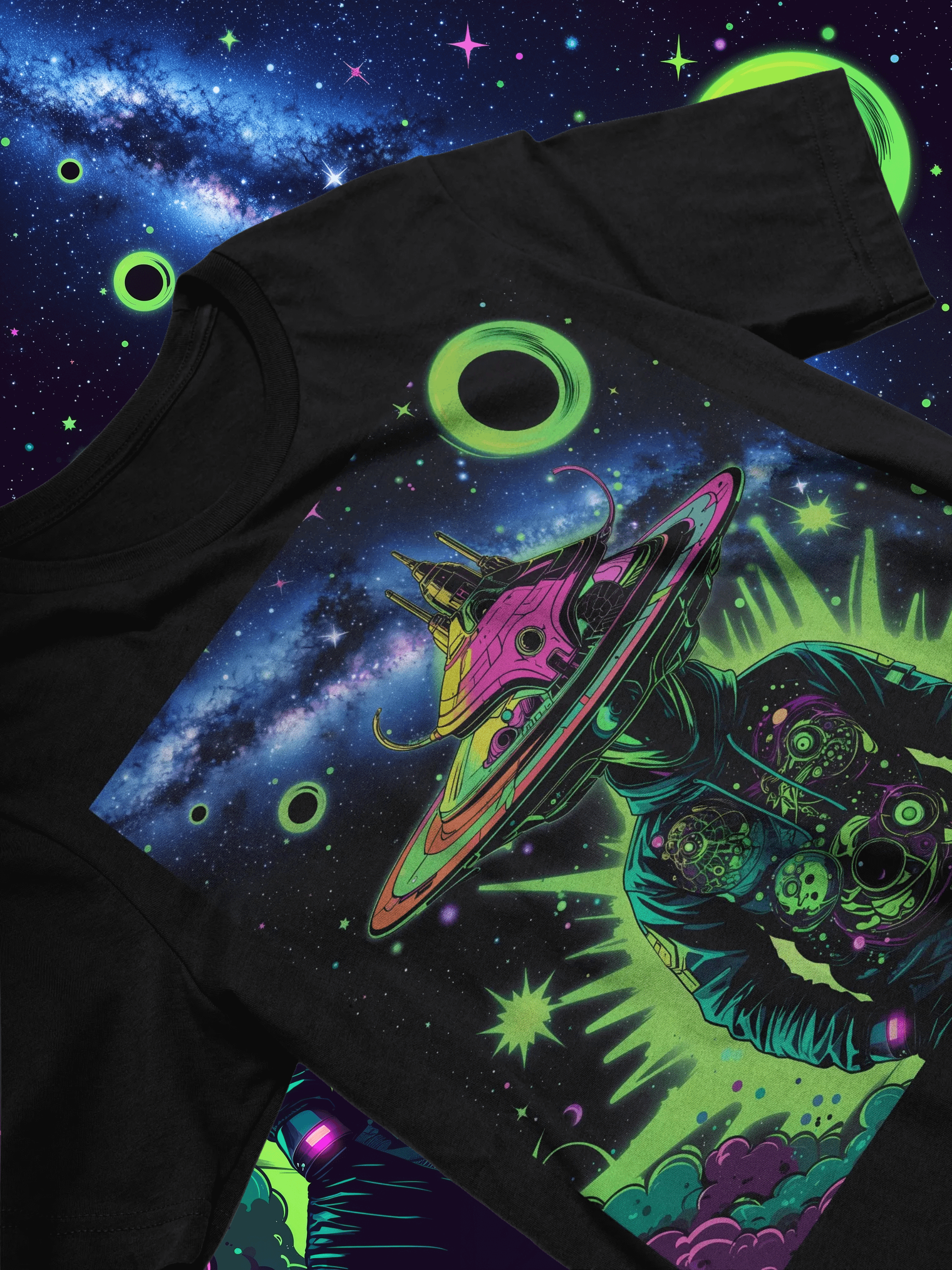 ✨ Beamed Up and Burnt Out – Running on stardust and strong vibes product image (4)