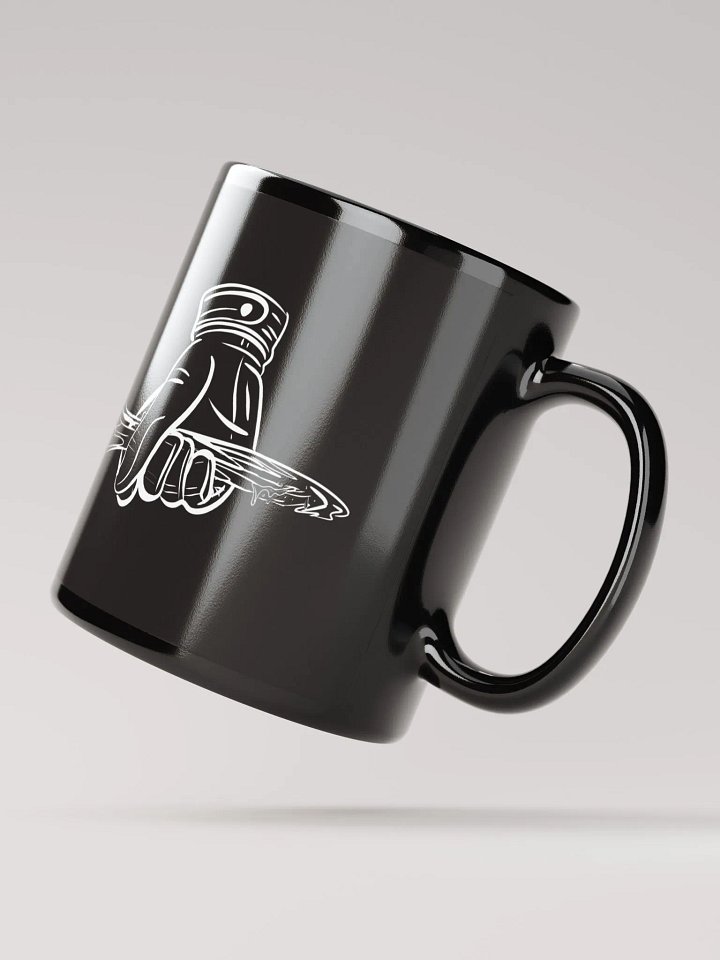 Glove & Icicle Black Mug product image (3)