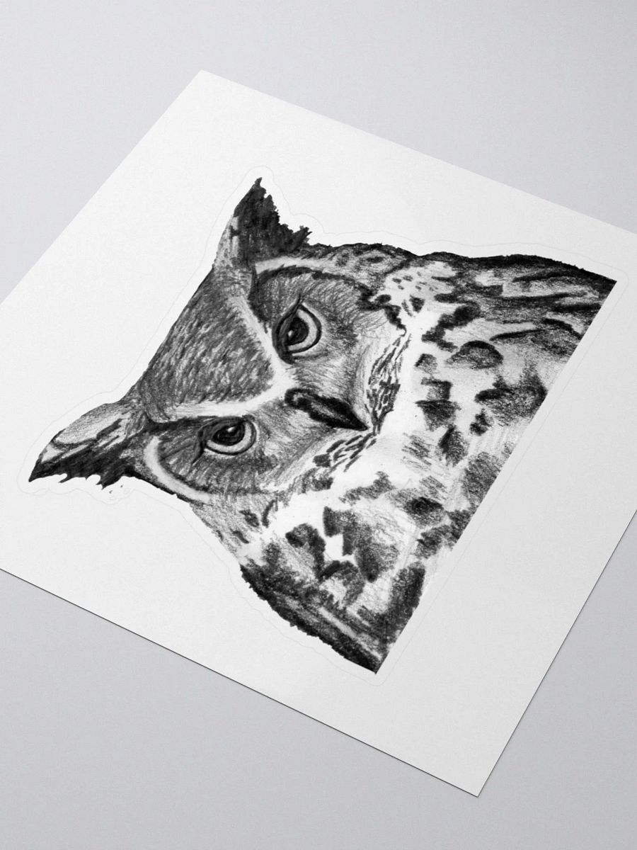 Owl Drawing Sticker product image (8)
