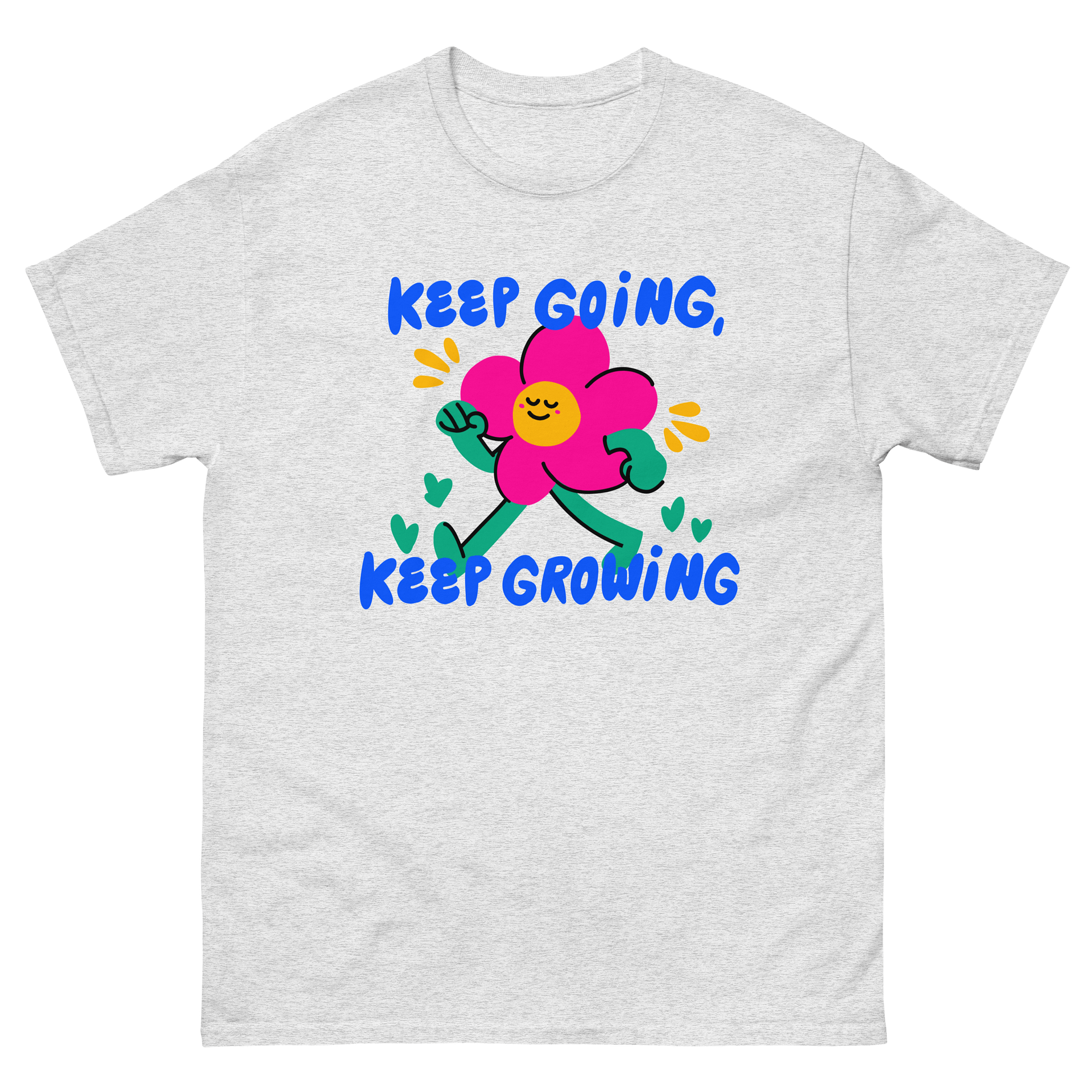 Energetic Blossom T-Shirt, Keep Going Keep Growing product image (80)