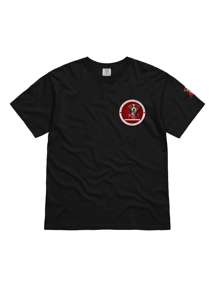 Pawsitively Cool Red Hoodie Dog T-Shirt product image (2)