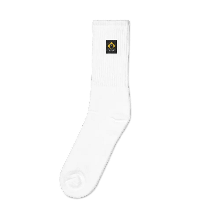 SOCCO Embroidered Crew Socks - BIRD VIBE product image (3)