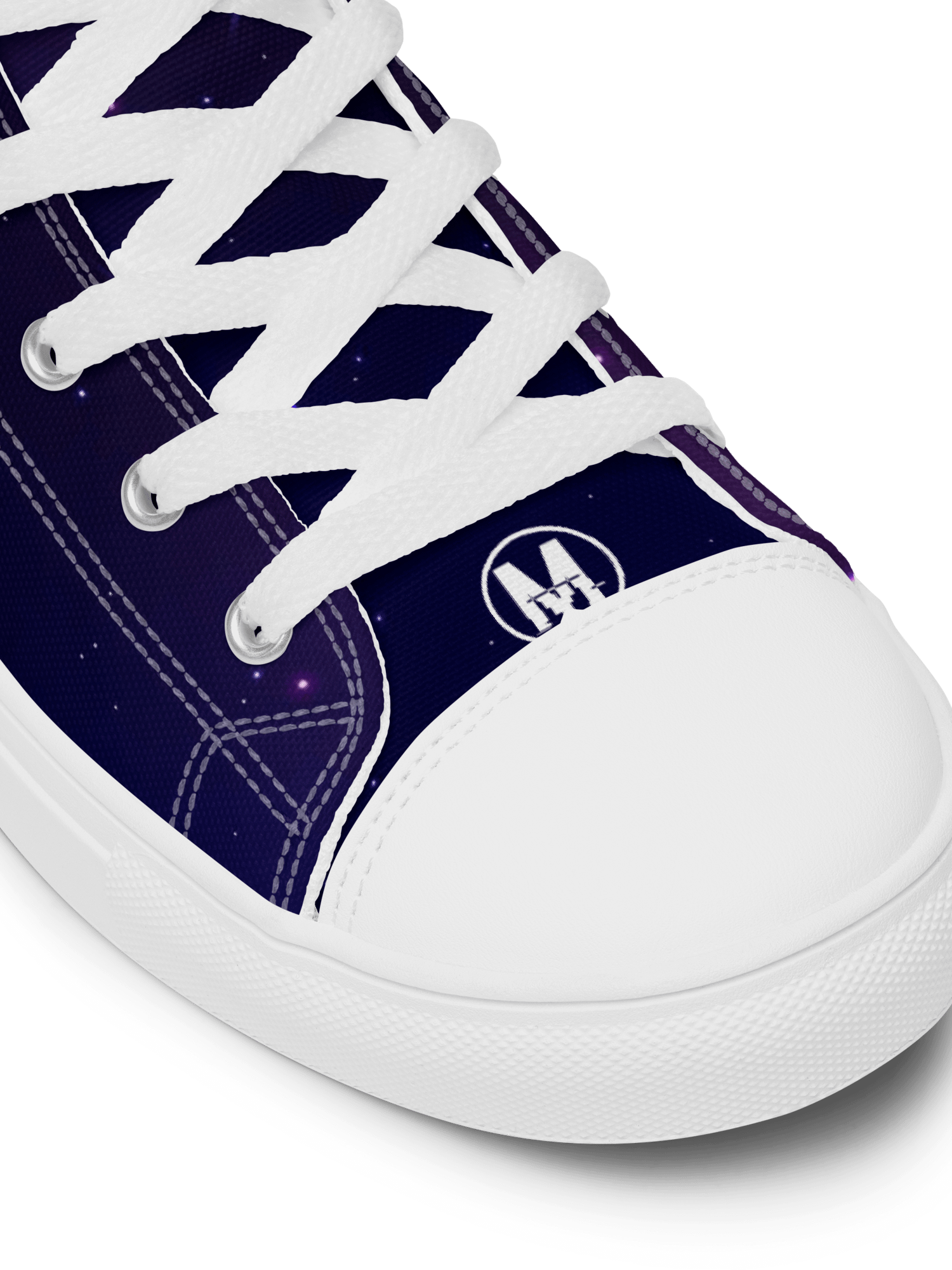 Grape Galaxy Quest - Women's High Tops | #MadeByMELO product image (4)