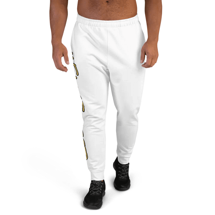 $F2S Sweatpant (White/Old Gold) product image (1)