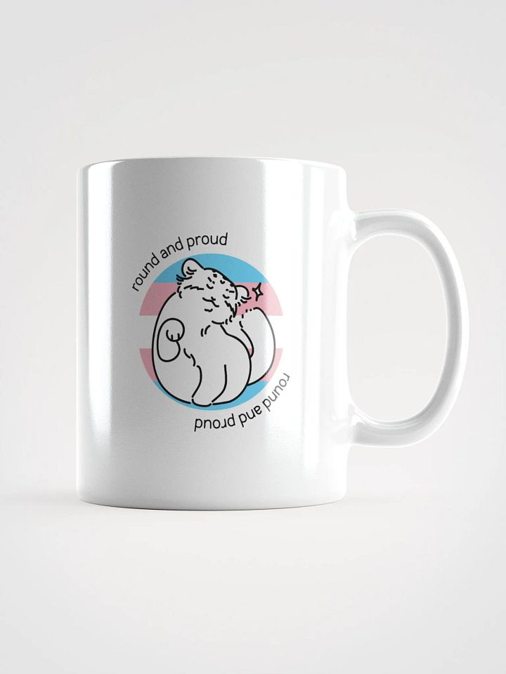 Round and Proud Manul Transgender Version - White Mug product image (2)