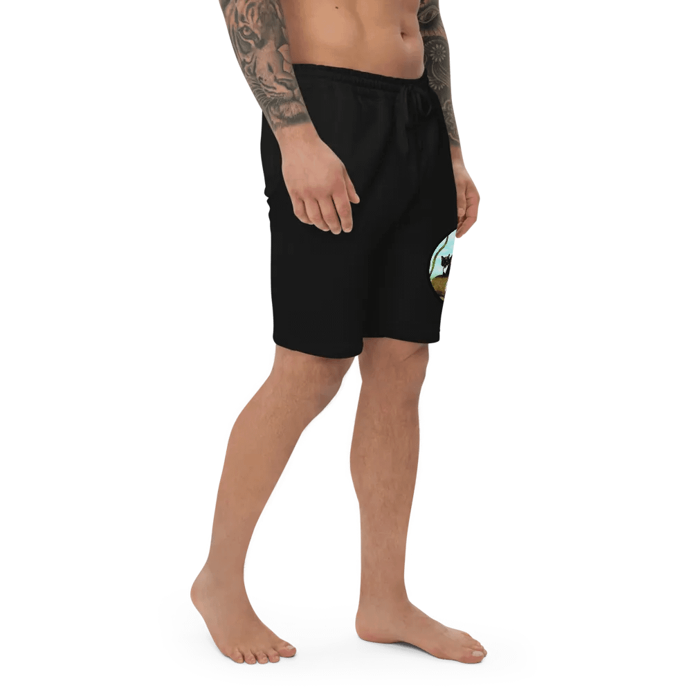 Mermeow Tuxedo Fleece Shorts product image (4)