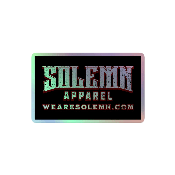 Solemn Holographic Stickers product image (2)