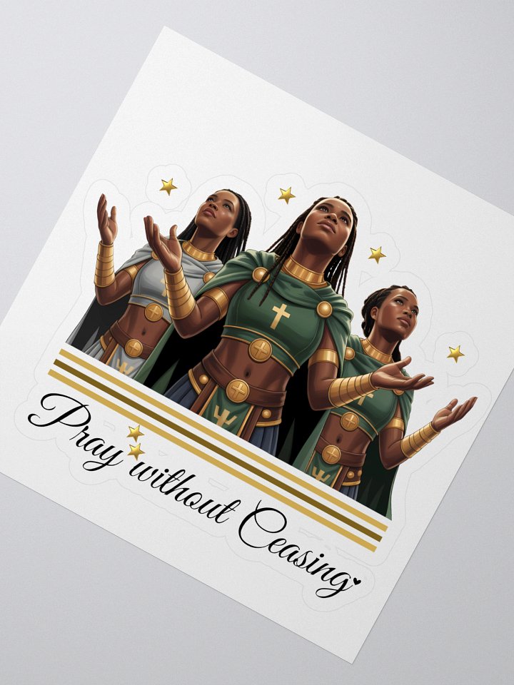 Faithful Warriors Christian Kiss Cut Sticker product image (2)