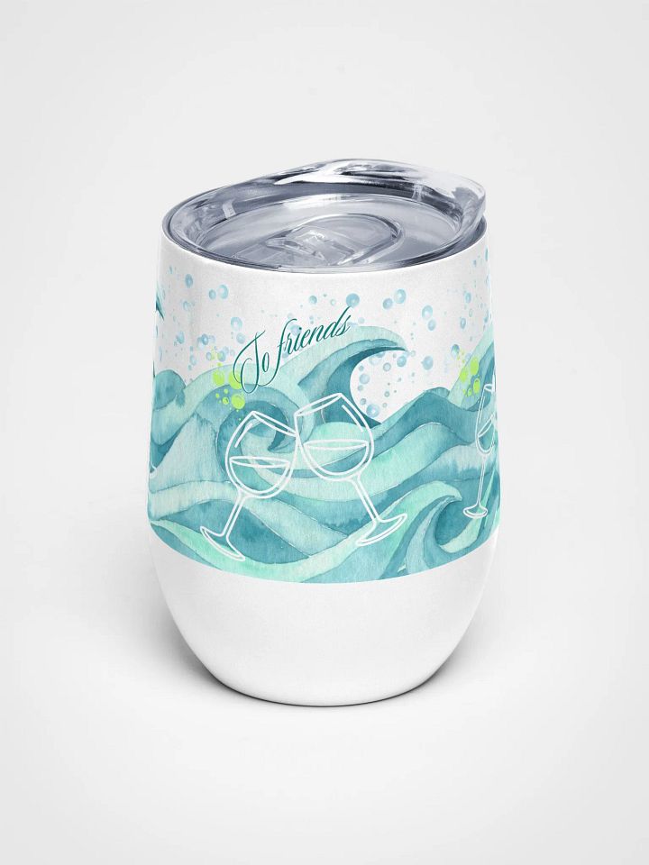 Ocean Friends Wine Tumbler for party hosts moms dads friends product image (1)