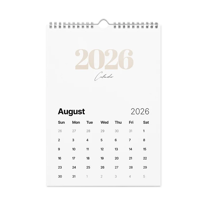2026 Wall Calendar product image (2)