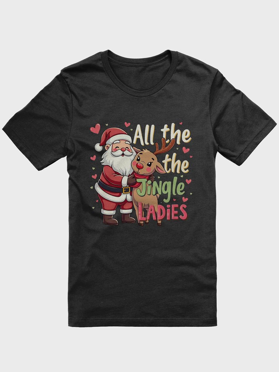 Jingle Ladies Santa & Reindeer Tee product image (5)