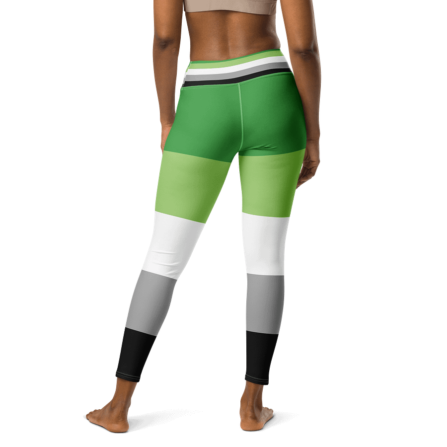 Aromantic Pride Flag Leggings product image (2)