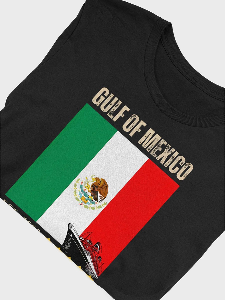 Retro Gulf of Mexico Est 1550 Mexican Flag for Men Women T-Shirt product image (5)