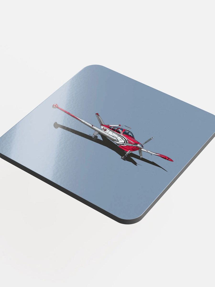 Bonanza V35B ZS-KAN Gloss Cork Coaster product image (4)
