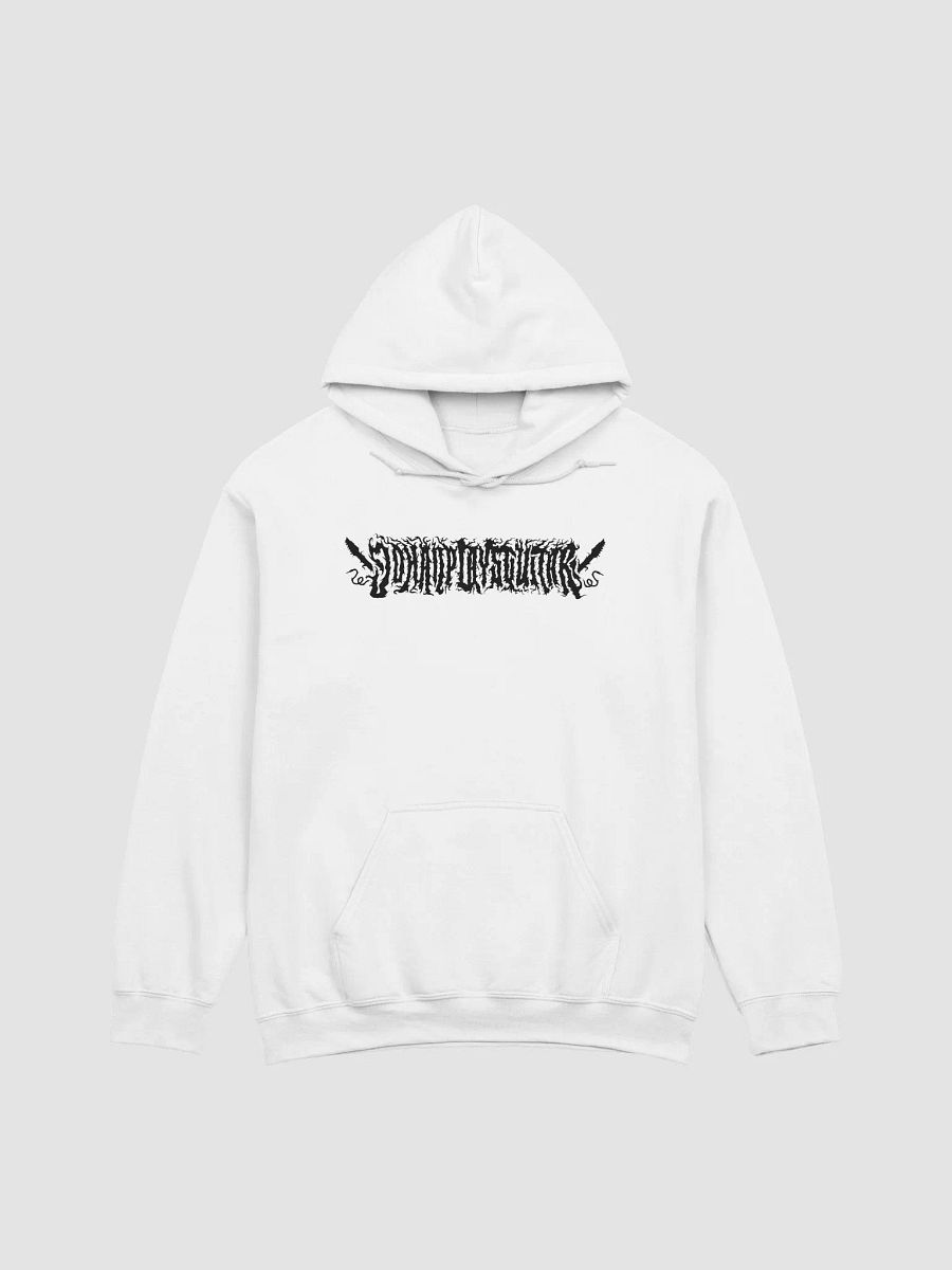Black Death Metal Logo Hoodie (Unisex) product image (73)
