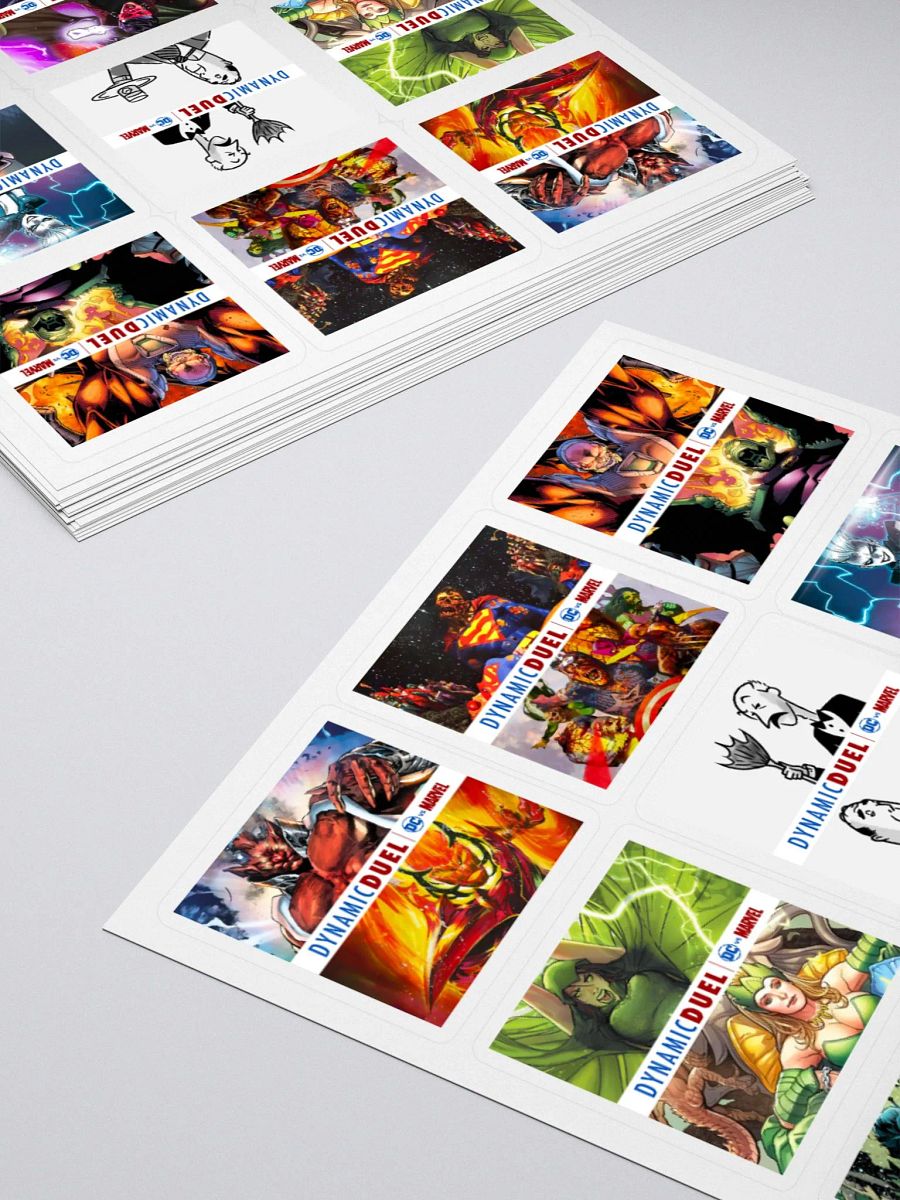 Dynamic Duel Episode Cover Stickers - Series 20 product image (10)