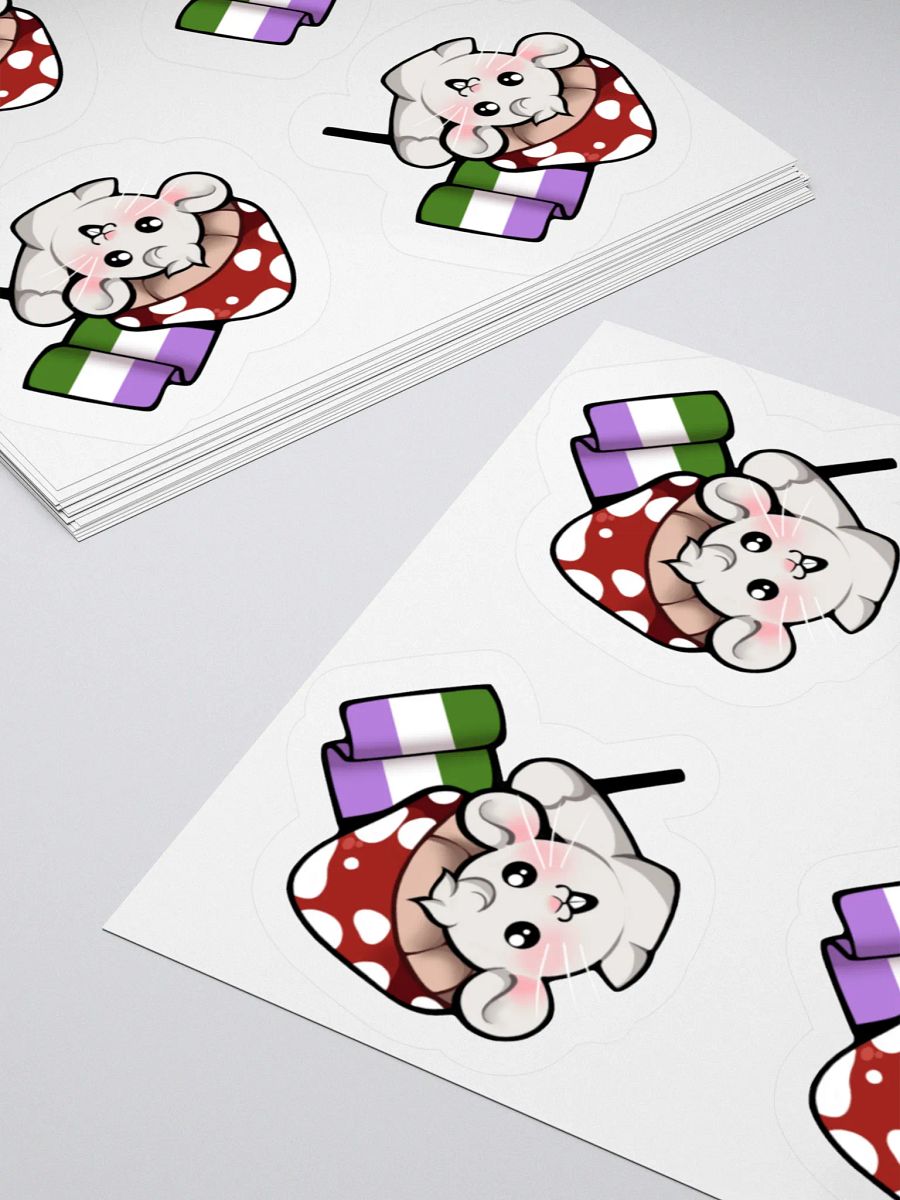 Genderqueer Pride Flag Stickers product image (4)