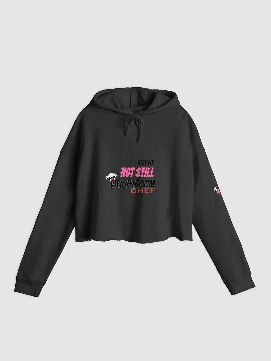 STAY FIT NOT SILL CROP HOODIE product image (4)