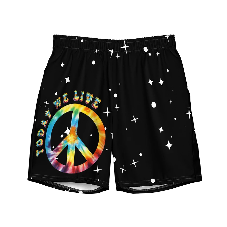 Peace and Love among the stars swim trunks product image (4)