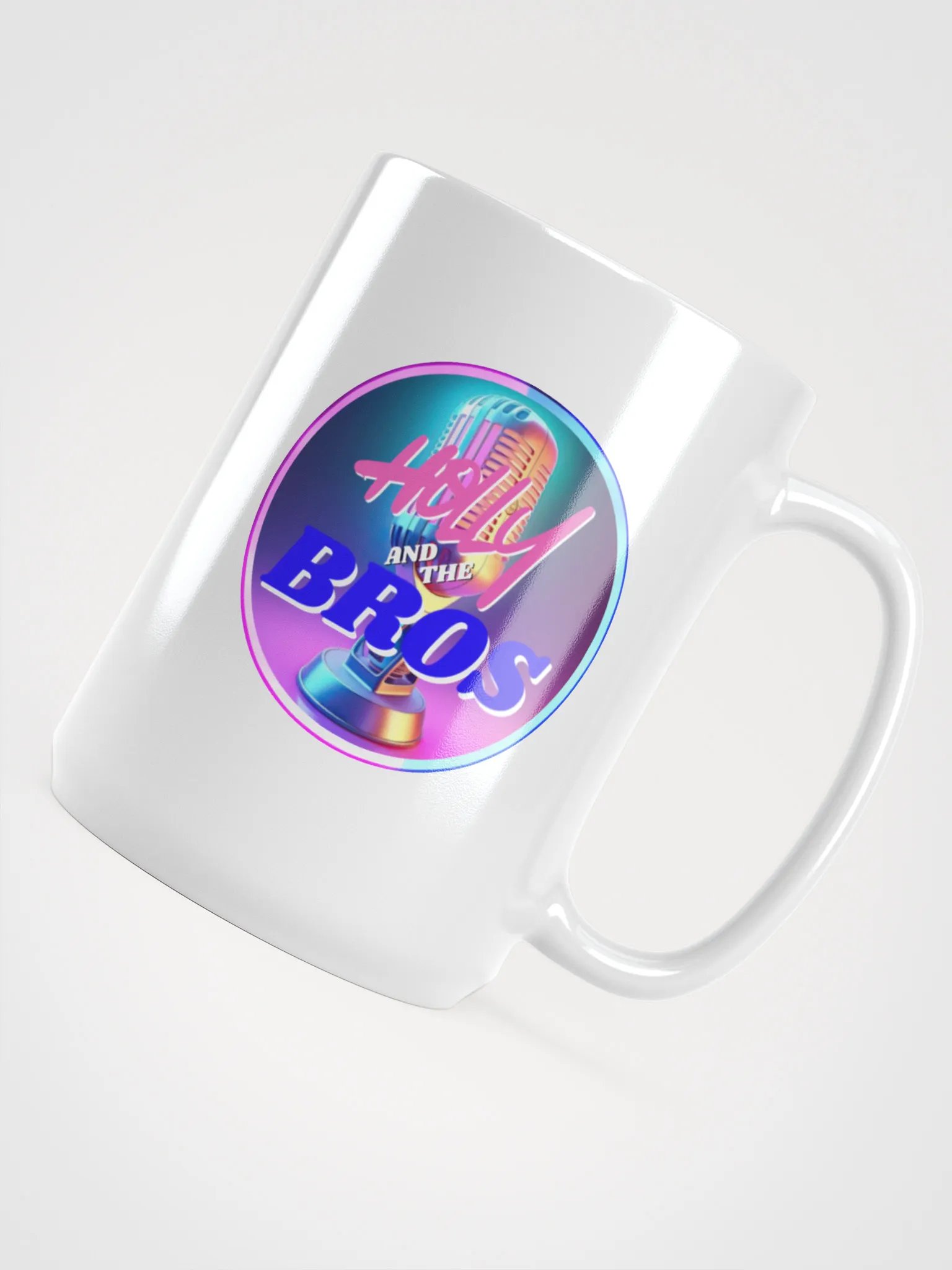 Holly and the BROS - White Glossy Mug product image (4)