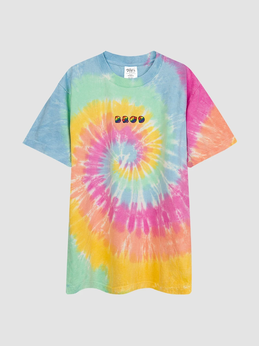 Bród Meaning Pride - Tie-Dye Embroidered Irish / Gaeilge / Gaelic T-shirt for PRIDE 🏳️‍🌈 product image (5)
