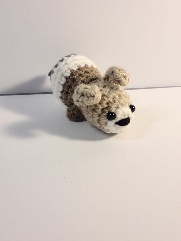 Handmade Amigurumi Mini Dog Stuffed Animal product image (1)
