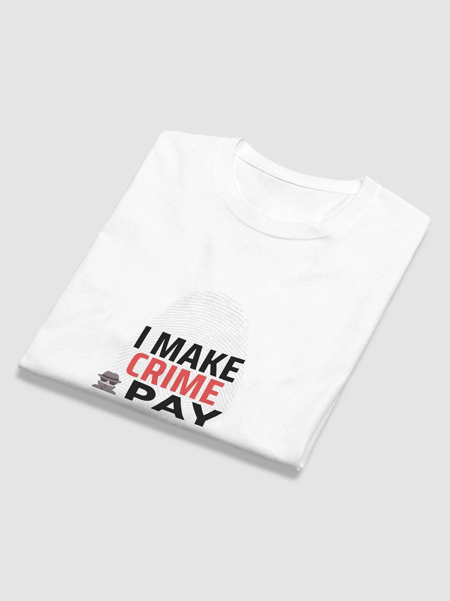 I Make Crime Pay - Long Sleeve White Shirt product image (6)