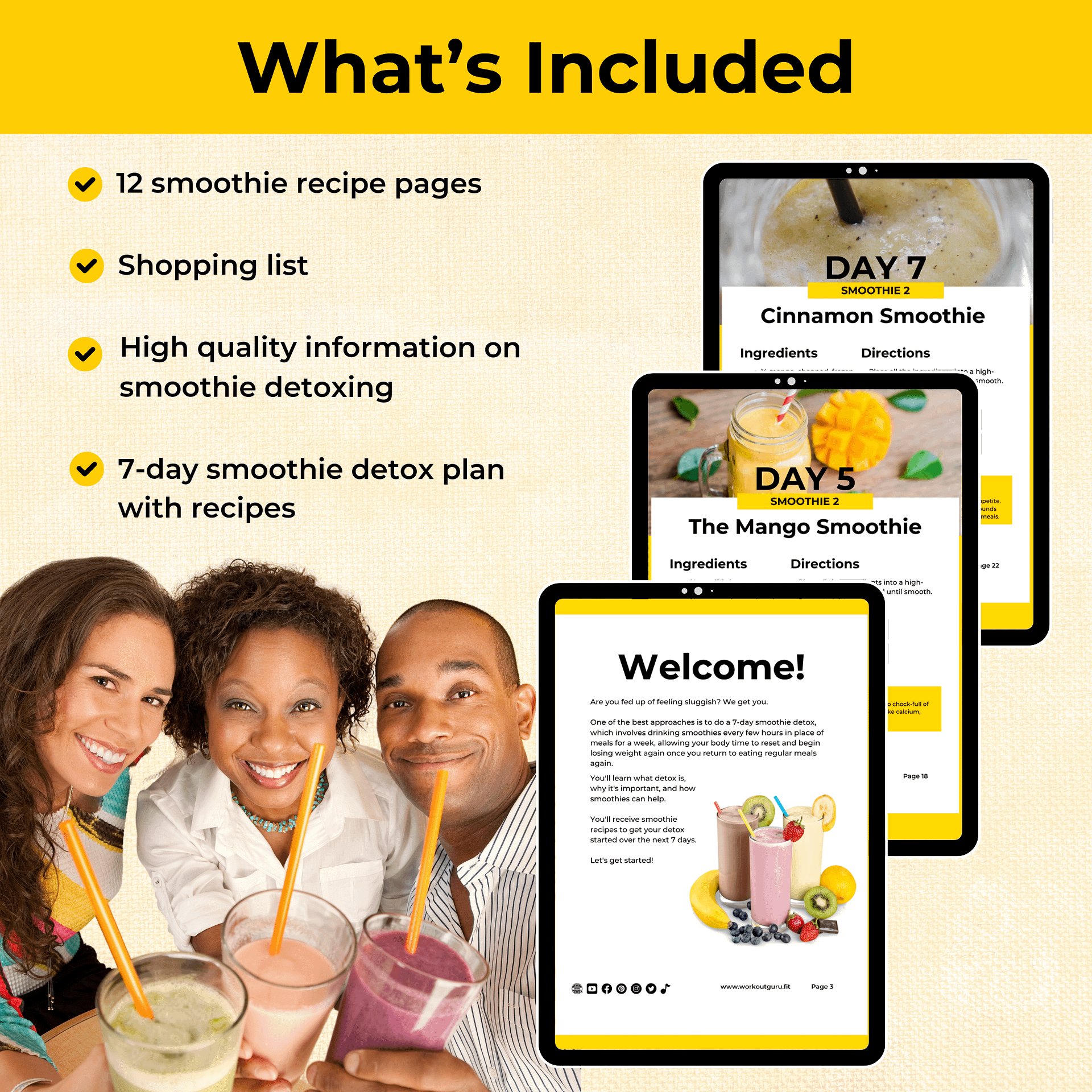 7-day Smoothie Detox Plan with Recipes product image (2)