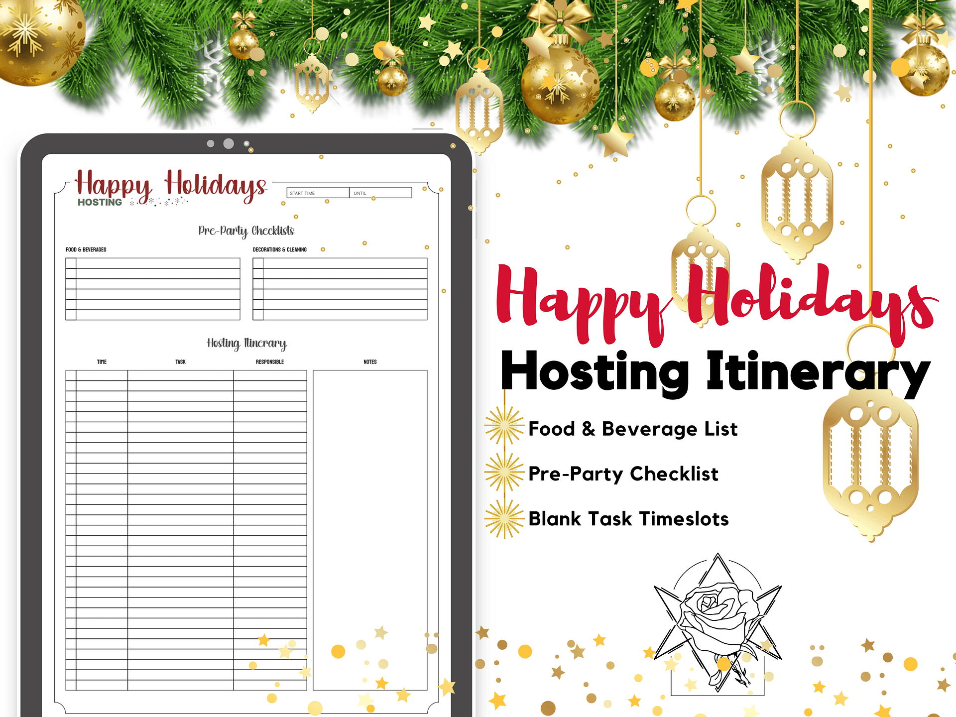 Holiday Party: Hosting Itinerary product image (1)