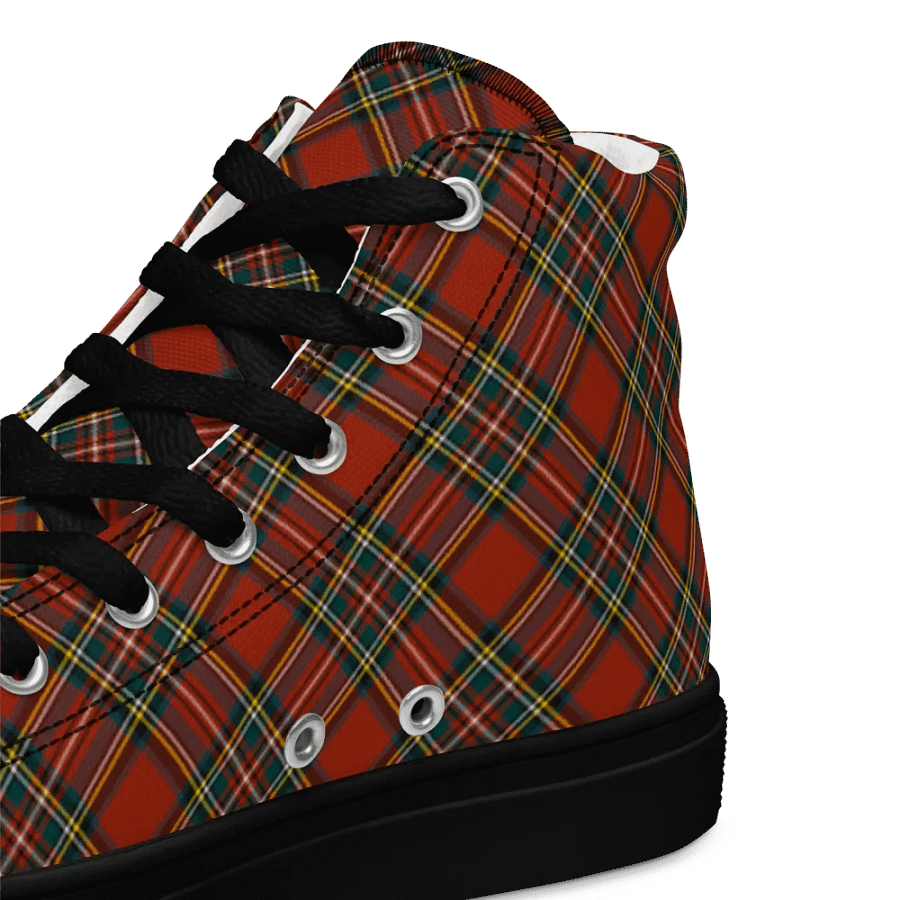 Royal Stewart Tartan Men's High Top Shoes product image (12)