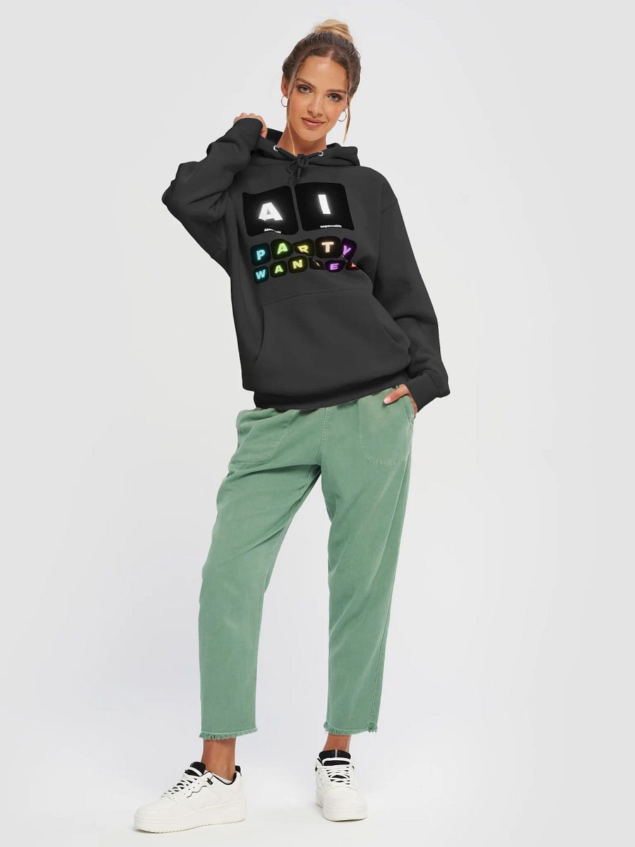 AI PARTY WANTED Premium Hoodie product image (5)