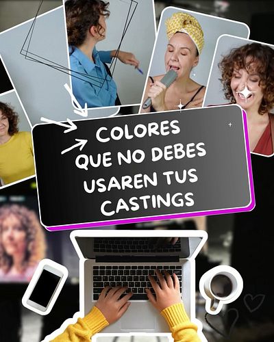🎭✨ ¿Qué colores NO usar en un casting? 🚫🎨

Si quieres que el director de casting se fije en ti y no en tu camiseta psicodélic...