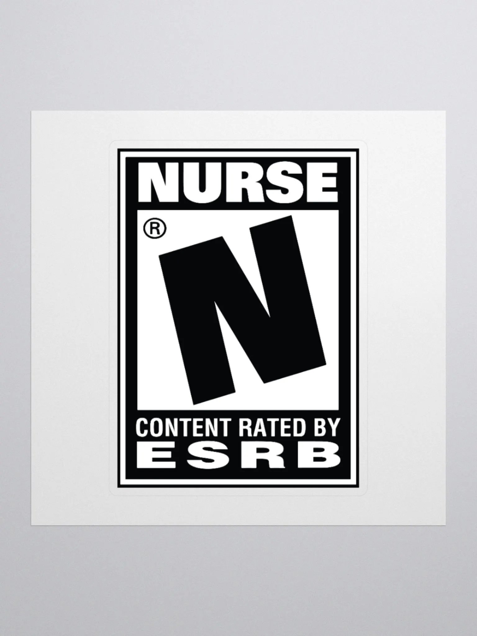 Nurse Approved Kiss Cut Sticker product image (2)