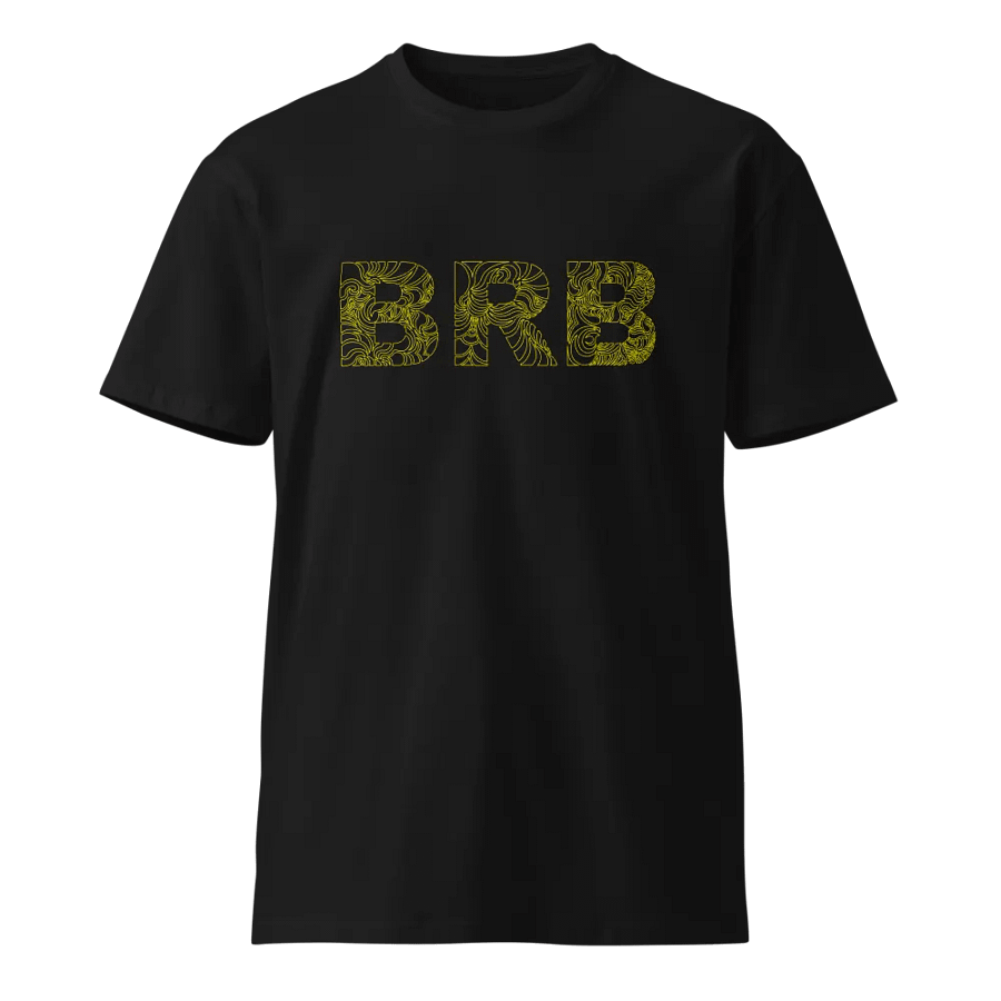BRB - yellow line art product image (1)