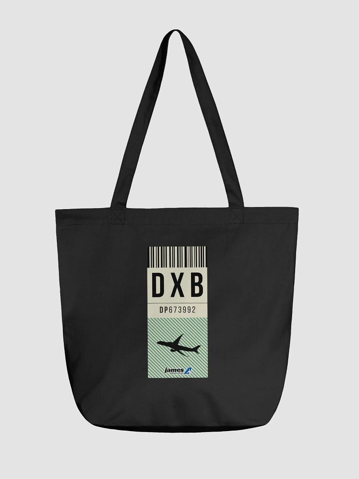Dubai (DXB) Stylish Luggage Tag Tote Bag product image (1)