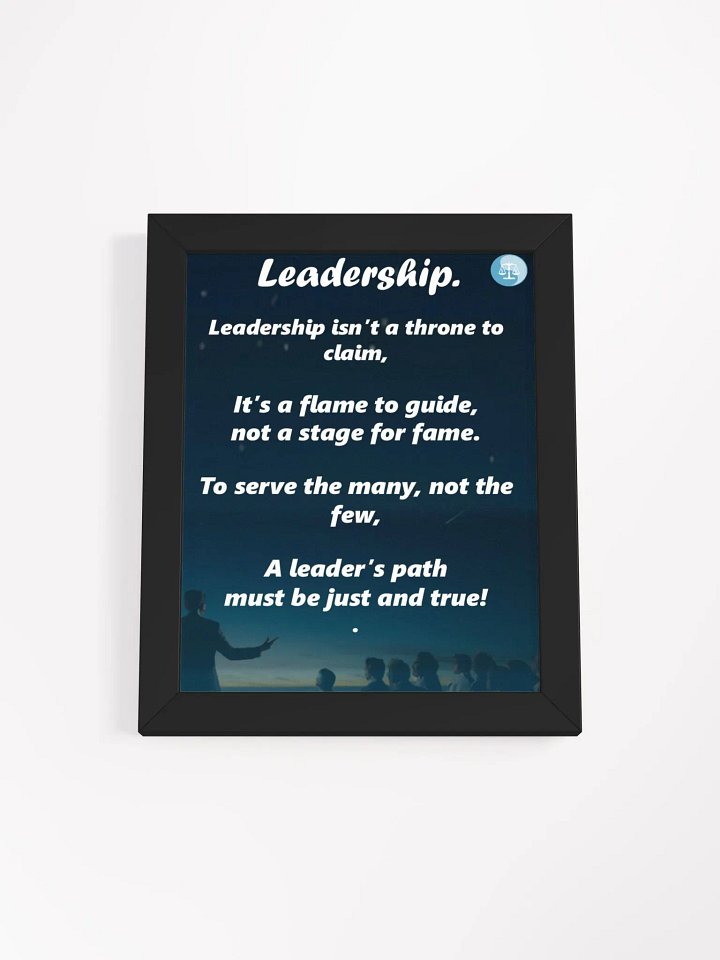 Flame of Leadership Framed Poster product image (4)