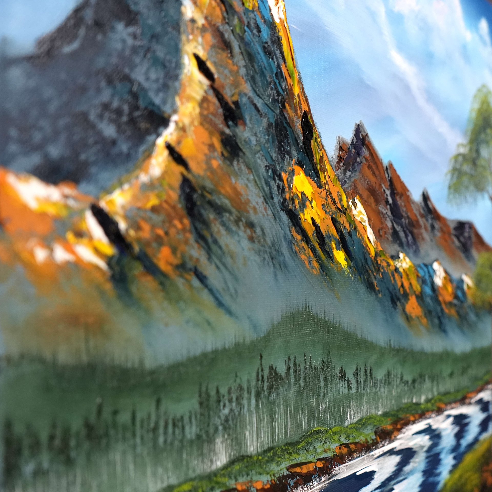 The Iron Mountain (Original) 16x20 Canvas product image (4)