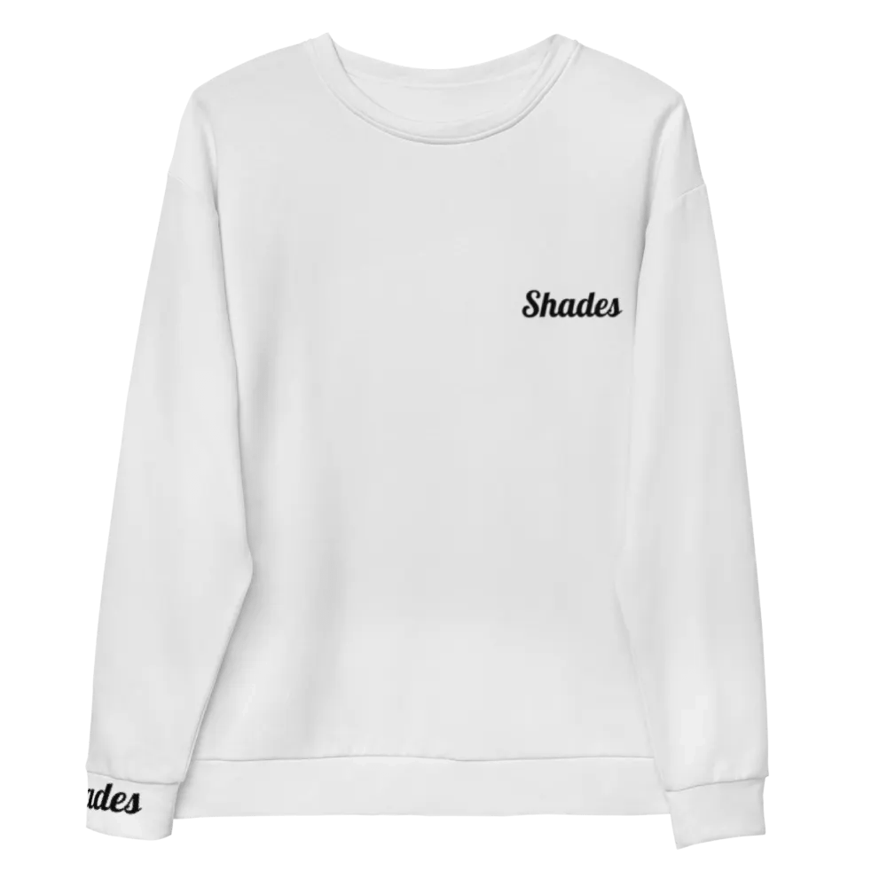 Shades Statement Sweatshirt (White) product image (9)