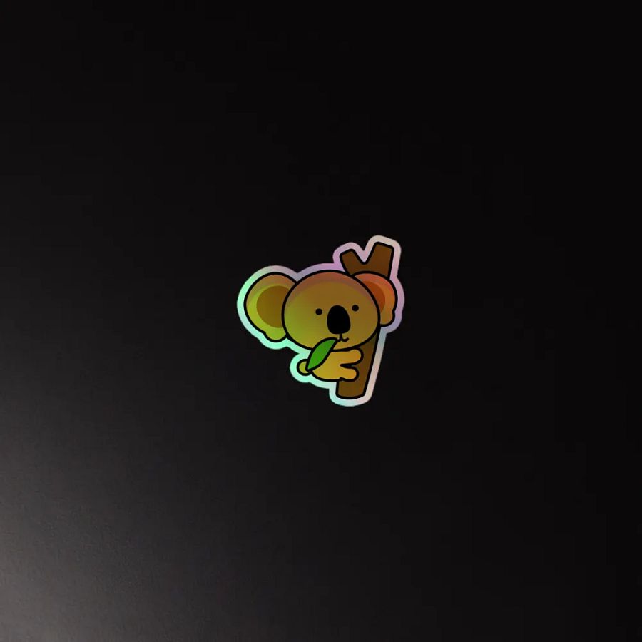Koala Hug Holographic Sticker Sheet product image (4)