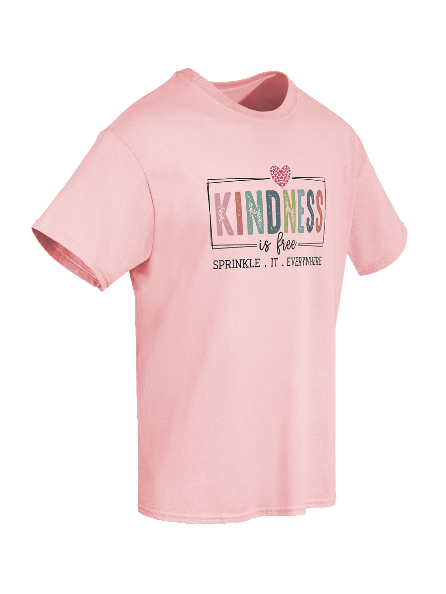 Kindness Is Free T-Shirt – Positive Quote Cotton Tee product image (8)