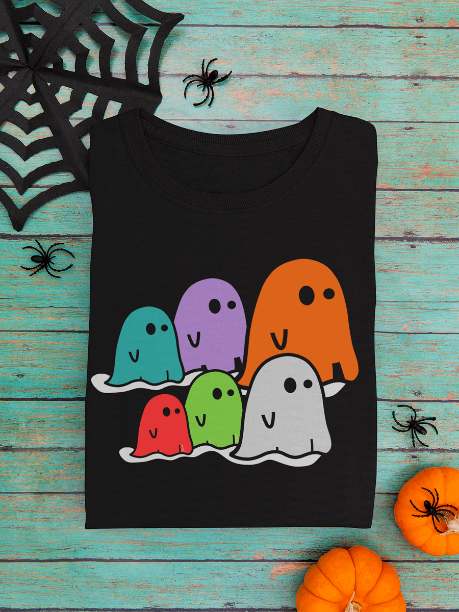 Whimsical Ghost Halloween Party Tee product image (2)